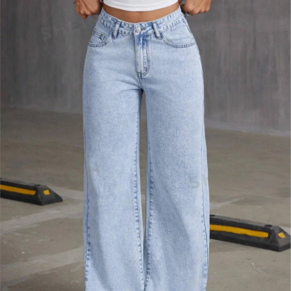 kf-Sec2f0076017b43d48edb028ca4e4f2c9S New Fashion Jeans Spring Summer Casual Embroidered Daily Hot Girl Street Style Women's Pants High Waist Washed Straight Trousers - Image 1